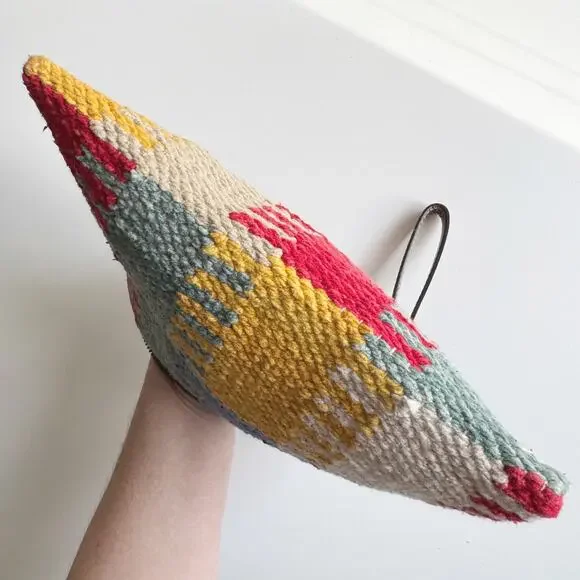 Patricia Nash Hand Loomed Multi Stripe Ballari Wristlet - Picture 4 of 7